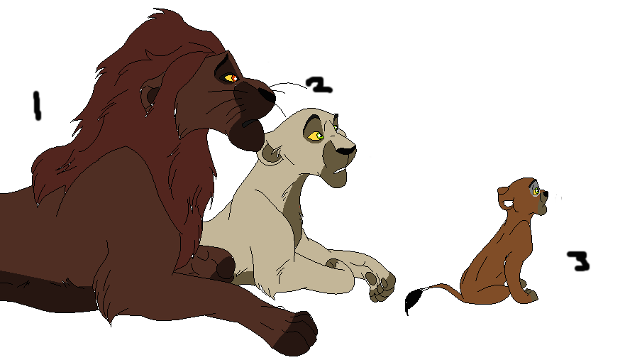 Lion family adopt for five points by werewolftg on DeviantArt