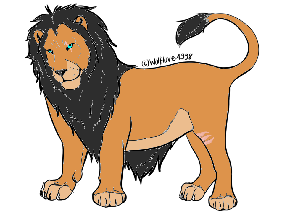 New Lion ocDevante-Fighter of wrong by werewolftg on DeviantArt