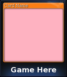 Steam Trading Card Template (GIMP)