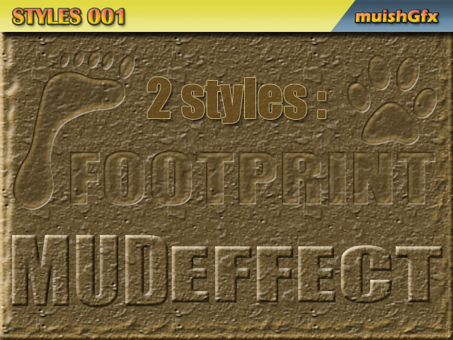 Mud Effects - Photoshop Styles