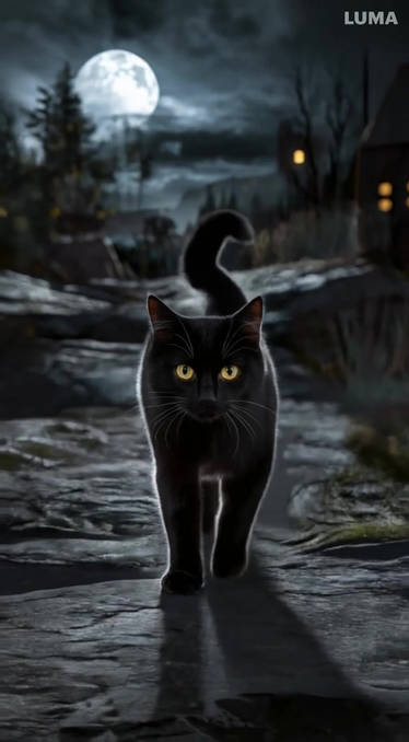Black cat in castel by Keanu2017Tabby on DeviantArt