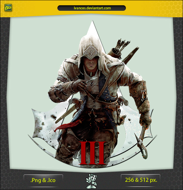 assassin's creed 3 png icon 3 by SidySeven on DeviantArt