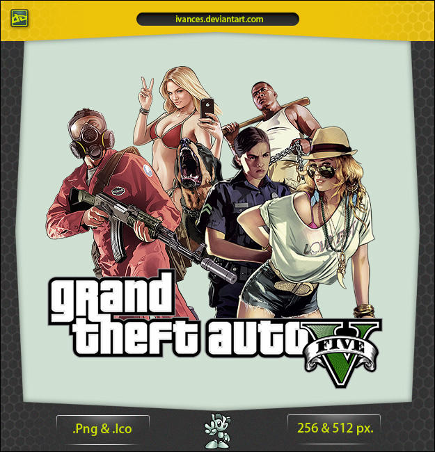 Grand Theft Auto V - ICON by IvanCEs on DeviantArt