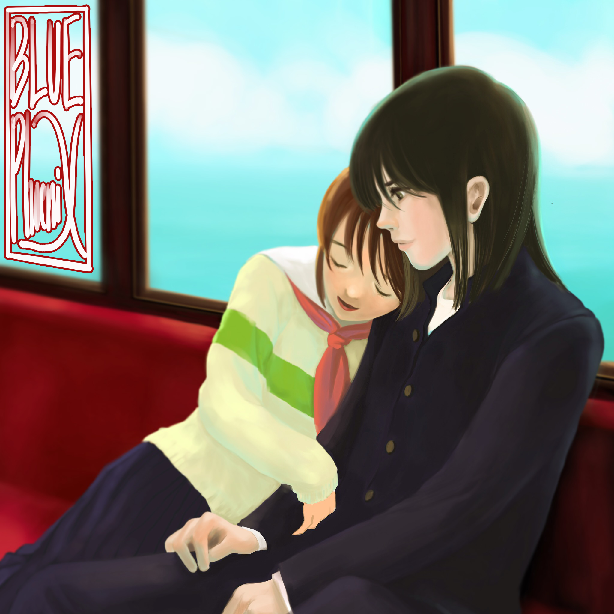 Chihiro and Haku in high school years