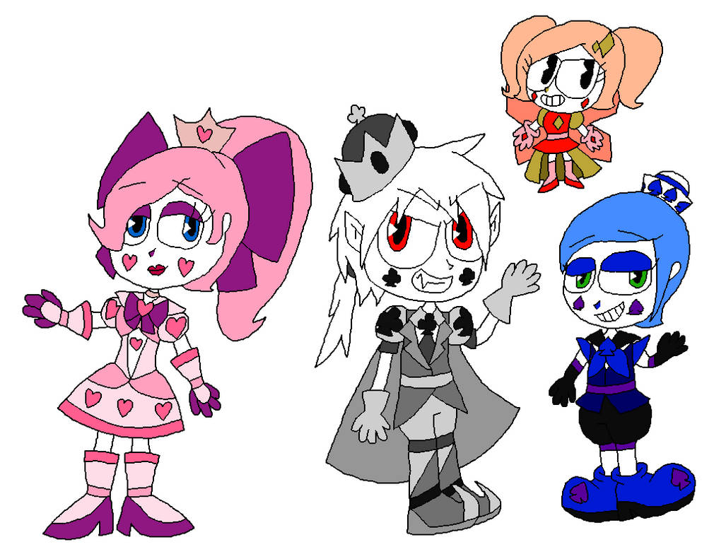 Cuphead OCs - The Card Club by Princess-Josie-Riki on DeviantArt