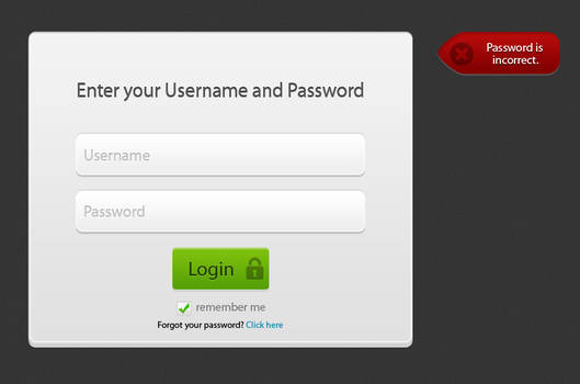 Login Set [FREE PSD]