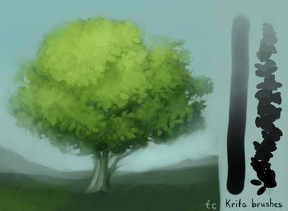 Krita Leaf/Colouring Brush