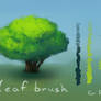 Photoshop Leaf Brush Preset