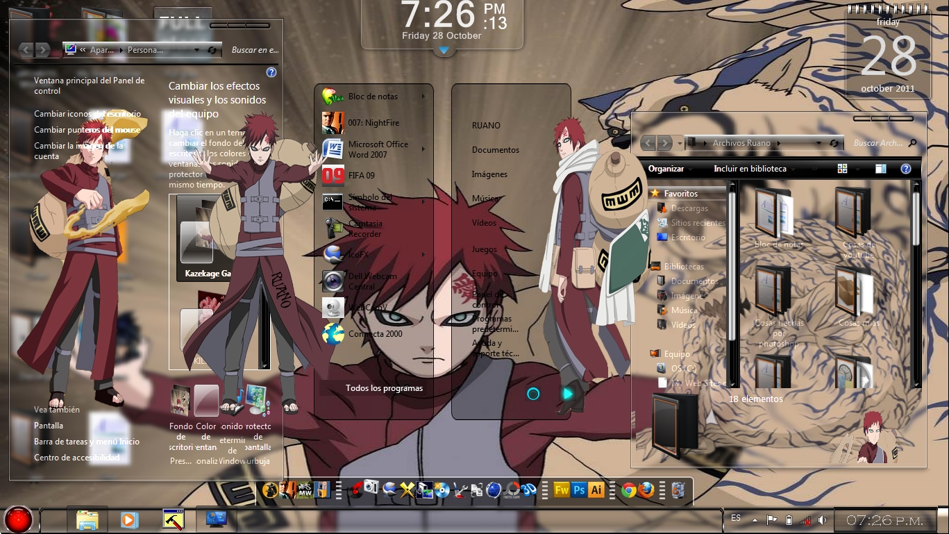 TEMA DE KAZEKAGE GAARA