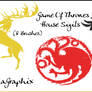 Game Of Thrones House Sigils