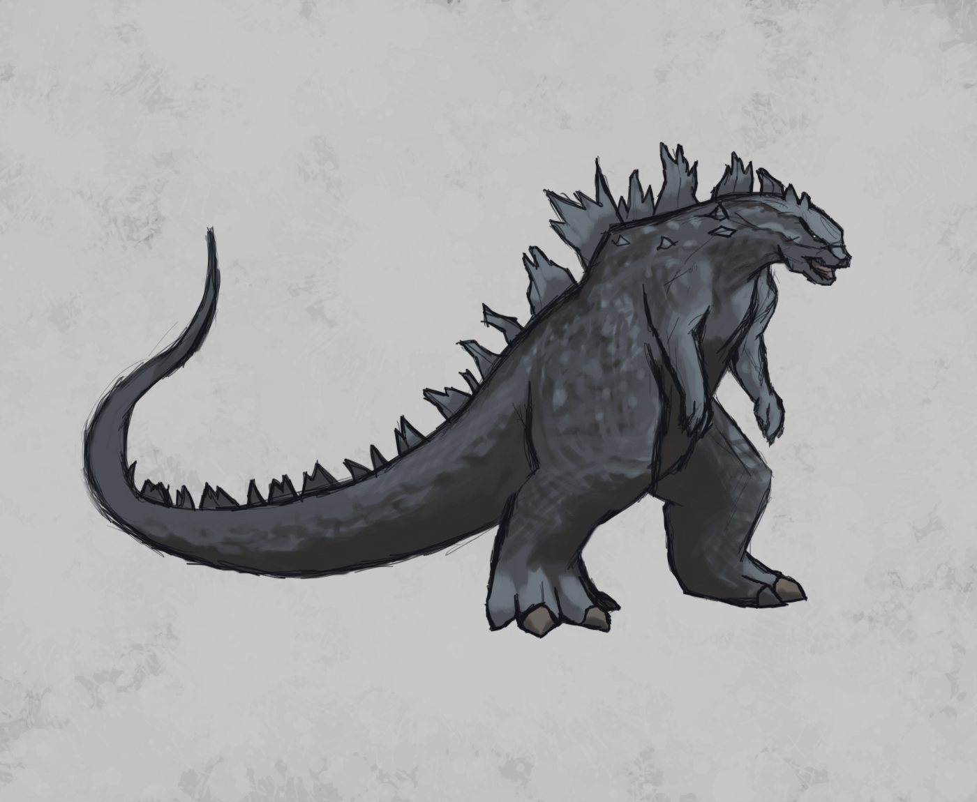 Godzilla Sketch by PesimisticPlateosaur on DeviantArt