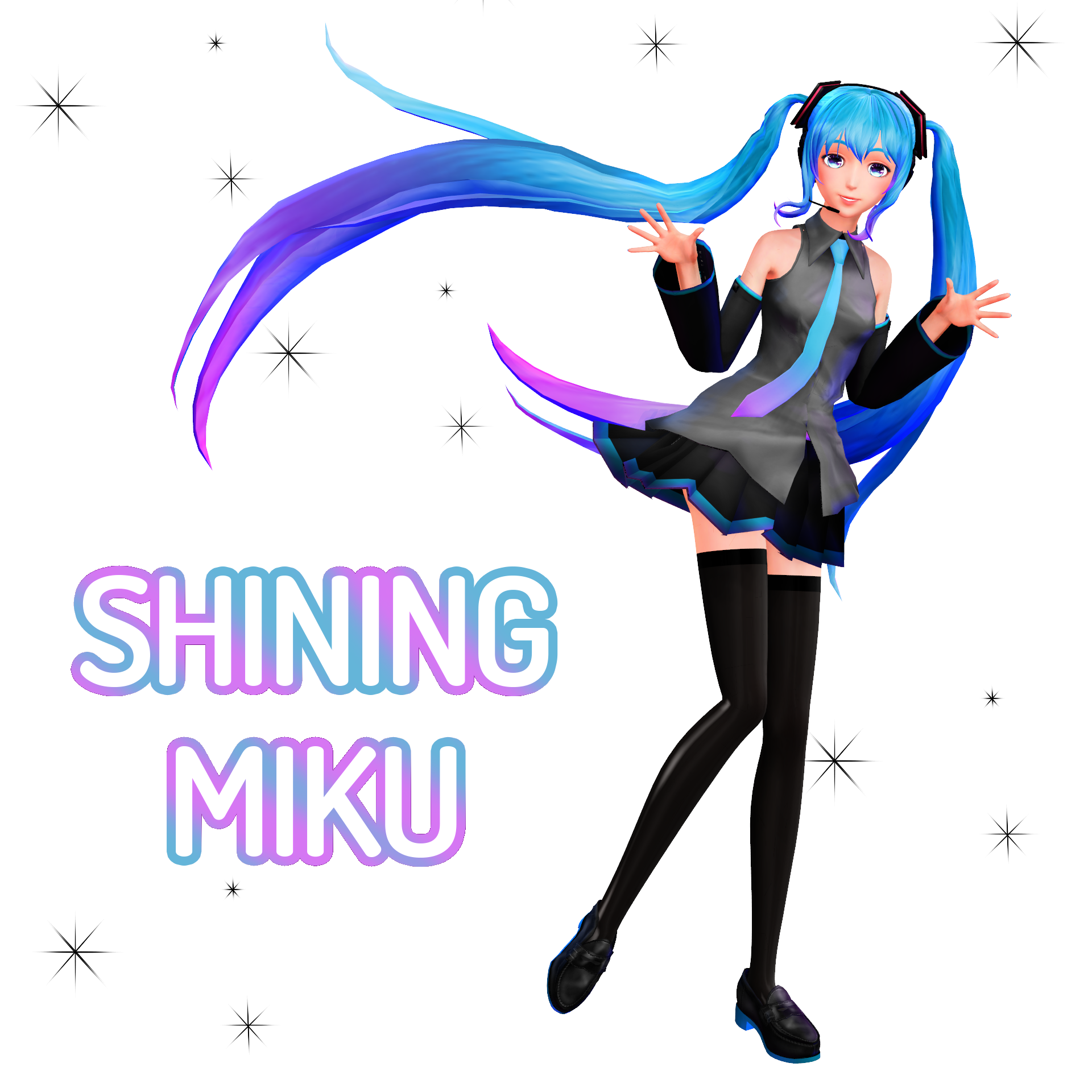 MMD Miku Hatsune model download by HoshichoM on DeviantArt
