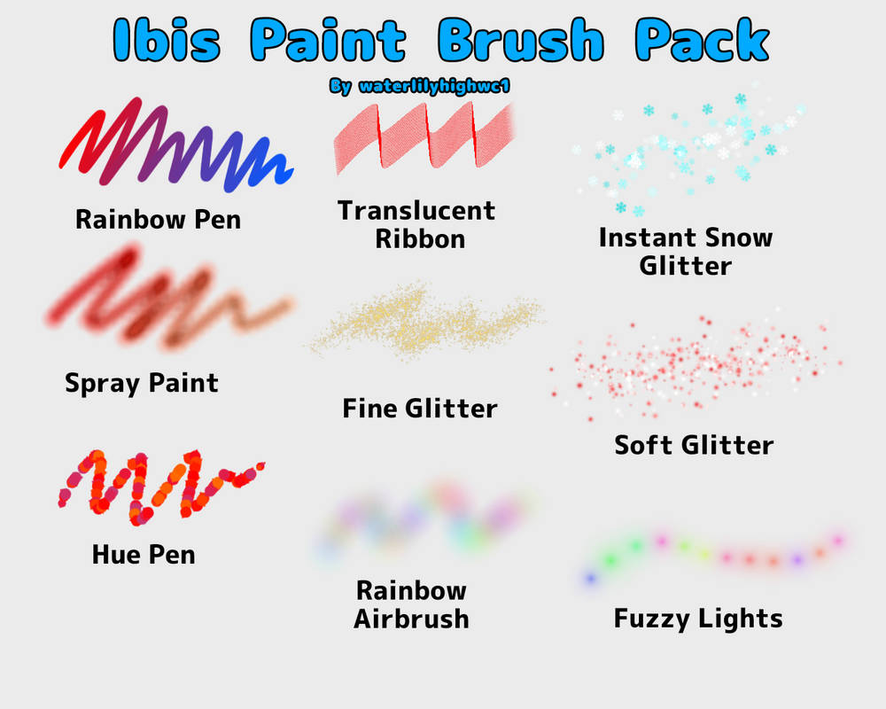 Crafting Brush Set Ibis Paint by QueenPhantom11 on DeviantArt