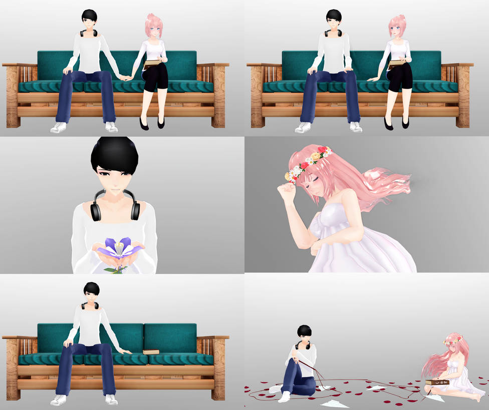 MMD - Poses Just Be Friends Pose DL P01 by EriPhantomhive on DeviantArt.
