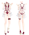 [MMD - Base DL] TDA Rotwein Base by EriPhantomhive