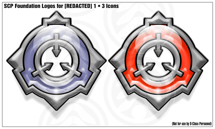 SCP Logo Icons [REDACTED] 1