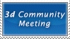 3d community meetings stamp by joannastar