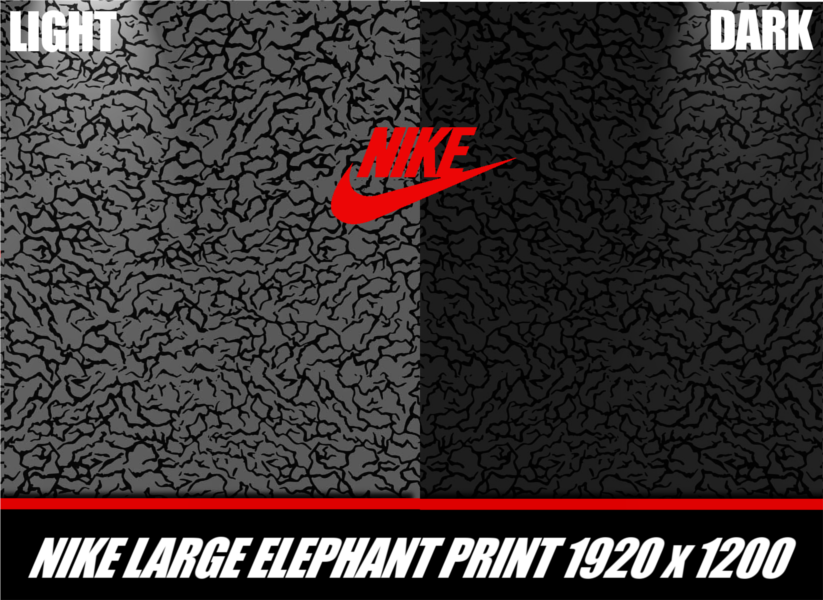 brandstof Veel efficiënt Large Nike Elephant Print by bpm81 on DeviantArt