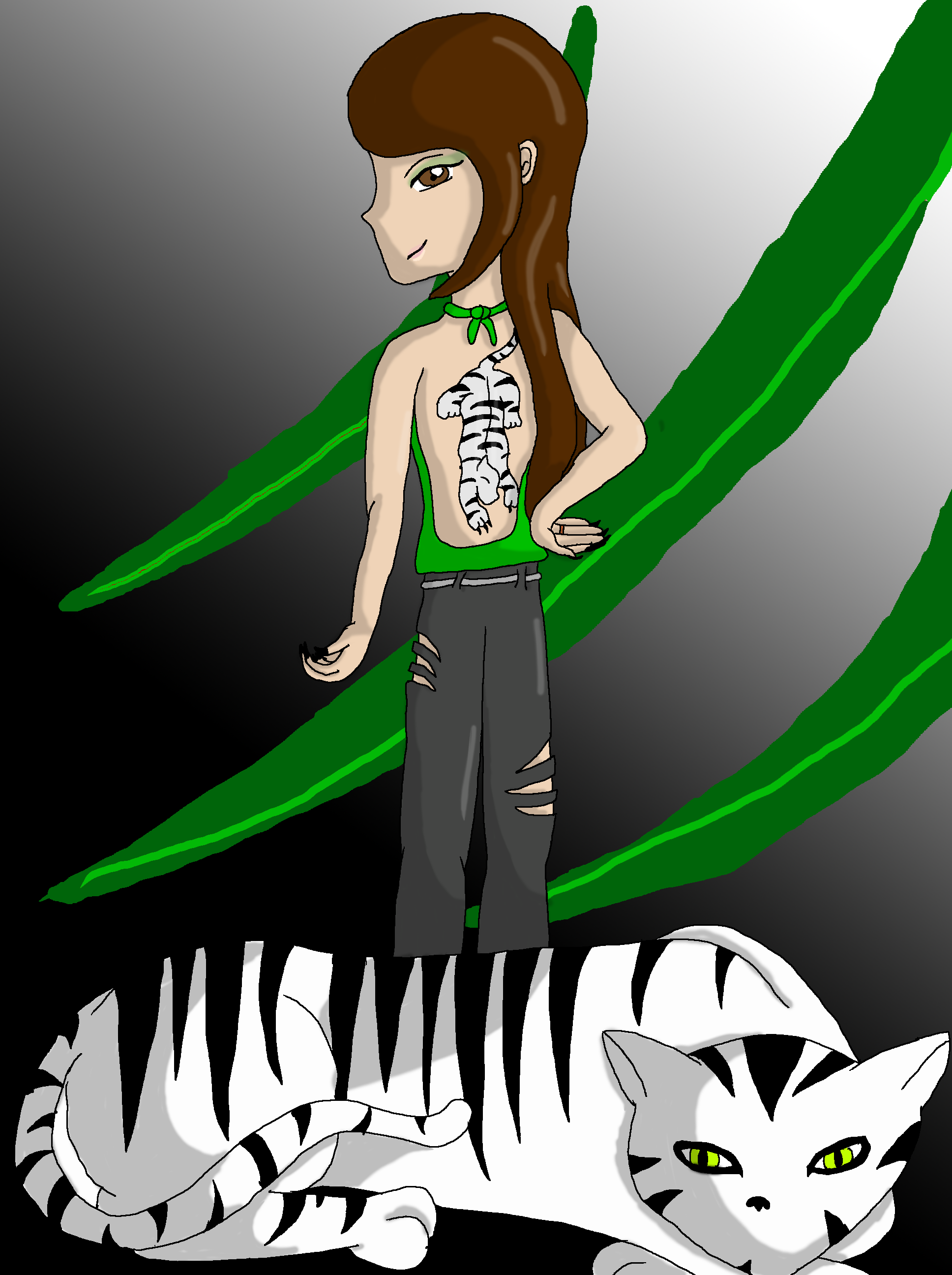 White Tiger by LeannaQua on DeviantArt