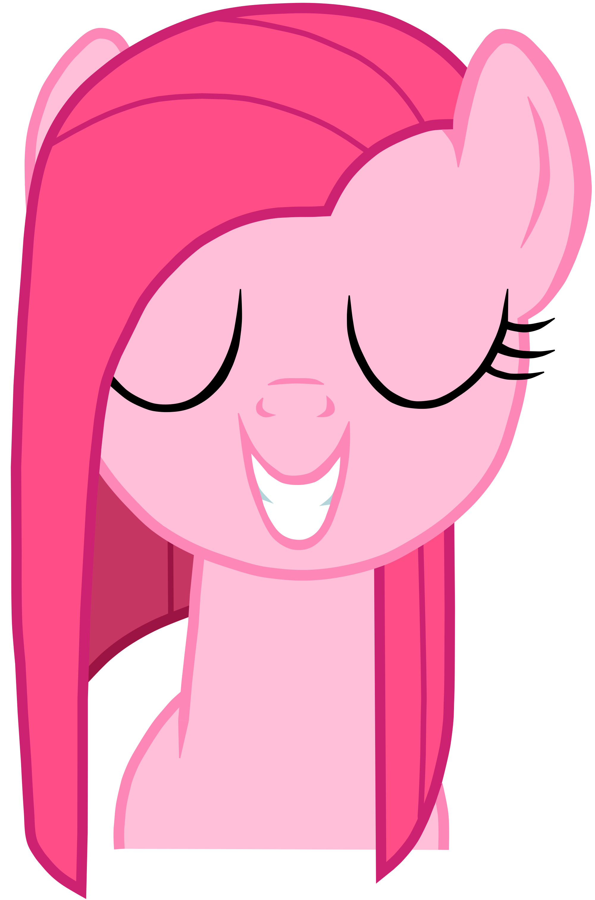 Pinkie Pie Head Vector By Sazlo On Deviantart