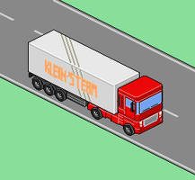 Truck pixel art