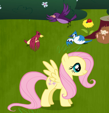 Fluttershy interactive animation