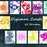 Digimon Crests Photoshop Brushes UPDATED