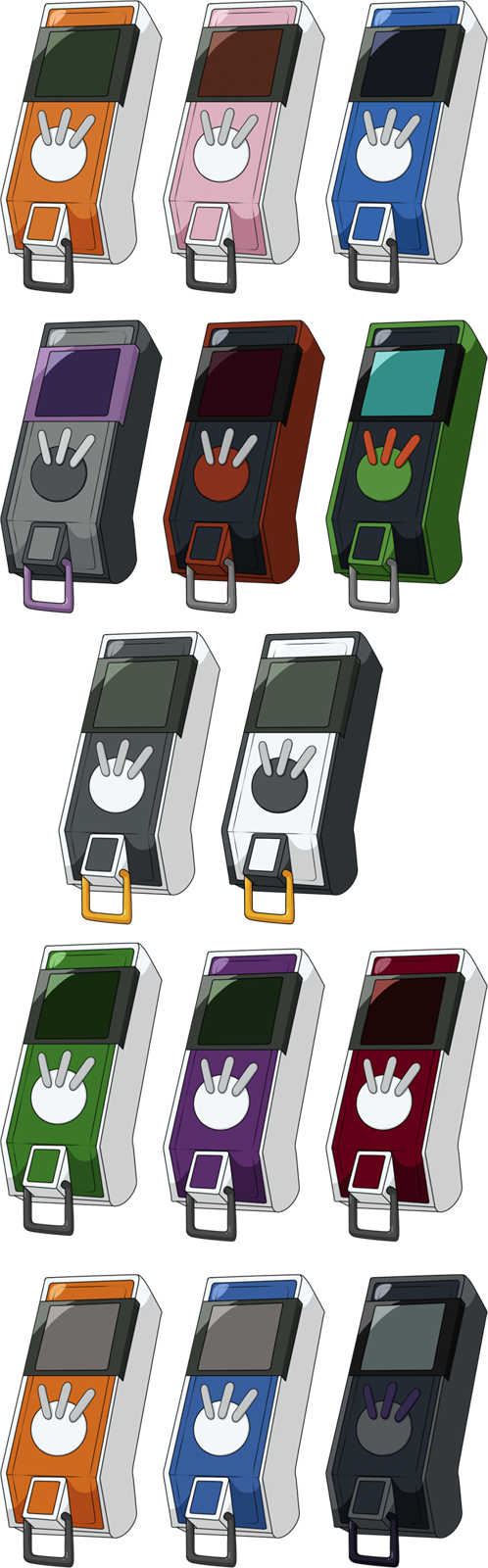 Digimon Savers Next All Digivice Ic Hd Lines By Nelanequin On Deviantart