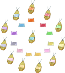 Digimon Adventure - All Crests and Tags HD + Lines