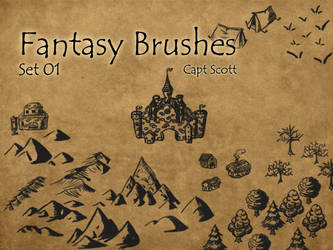 Fantasy Brush Pack 01 by CaptScott