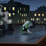 Liza vs Lady Spider - Battle on Rooftop
