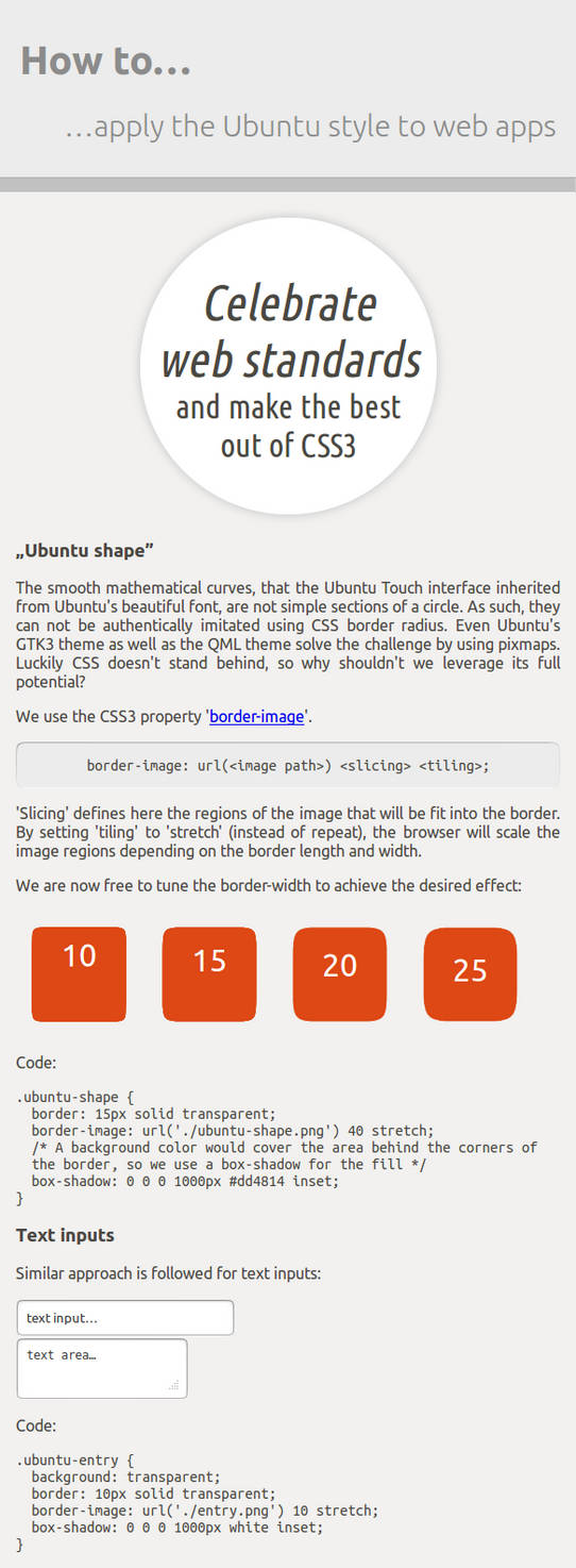 How to apply the Ubuntu style to web apps by Freddi67 on DeviantArt