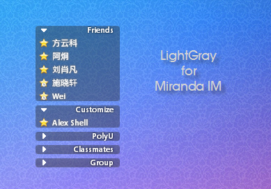 LightGray for Miranda IM