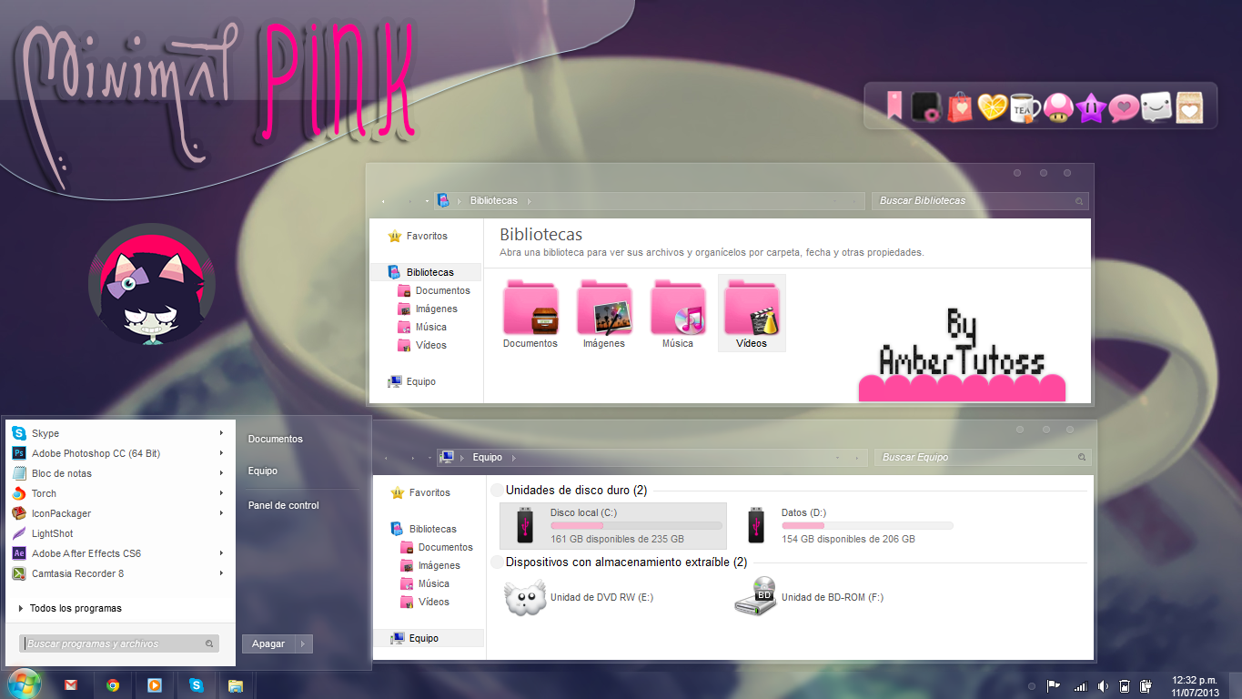 Minimal Pink W7