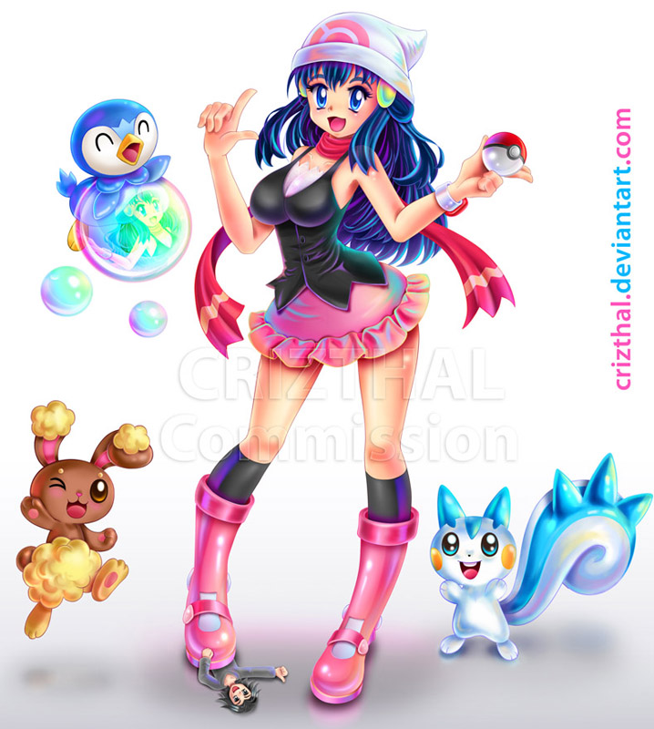 POKEMON TRAINER DAWN-Comision