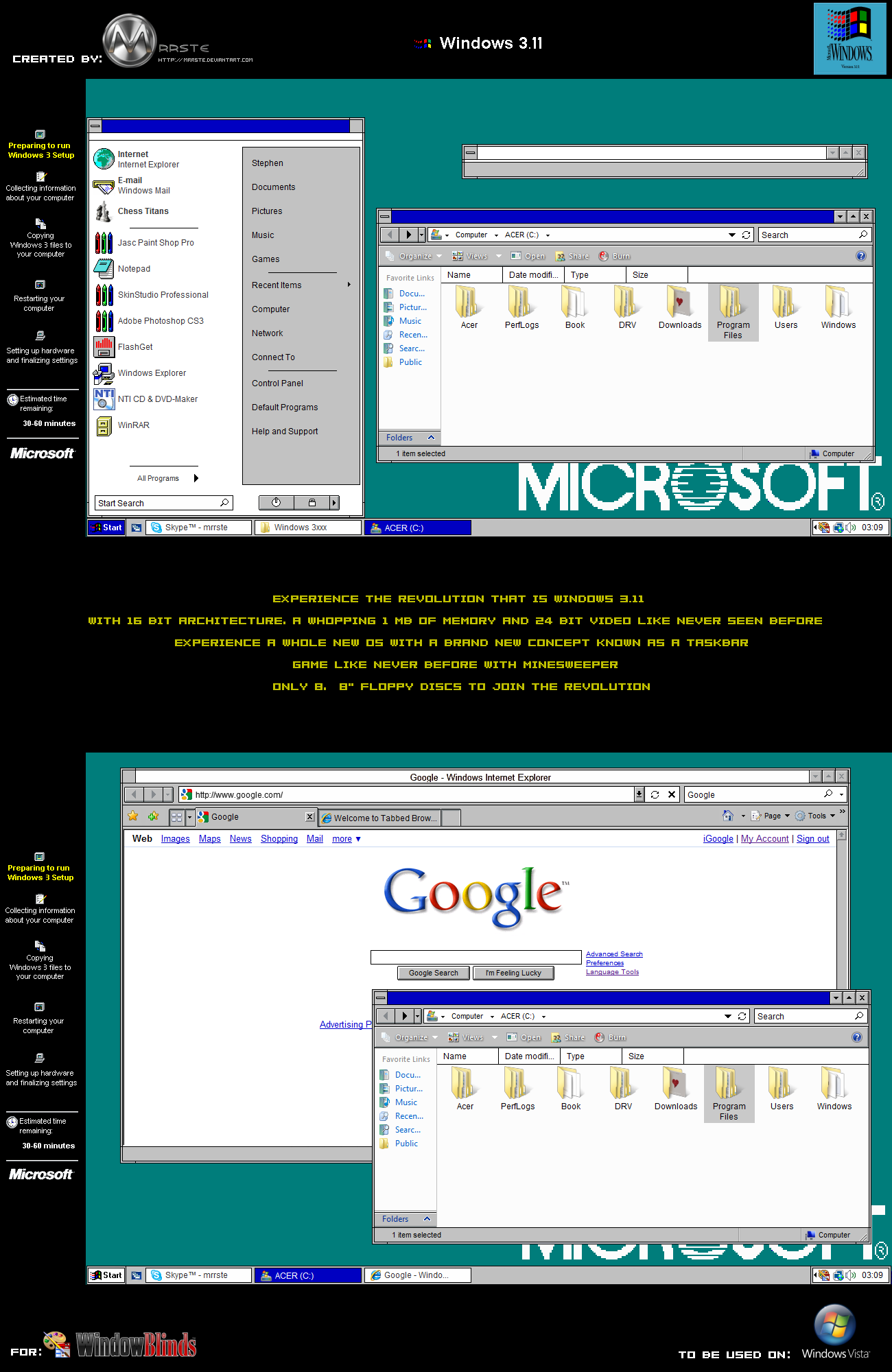 Windows 3.11 Vista