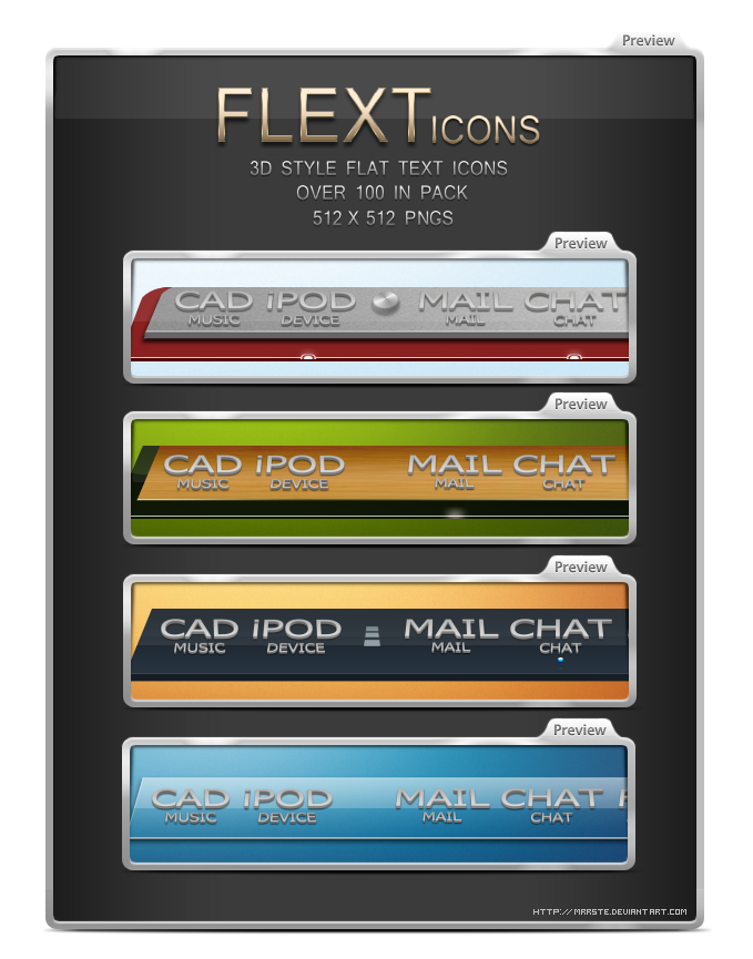 Flext Icons by mrrste on DeviantArt
