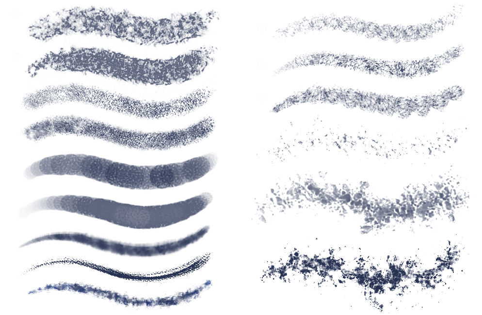 PS brushes set 2 - textured brushes