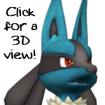 3D Lucario Completed