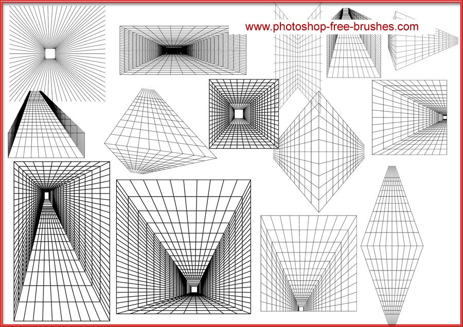 PERSPECTIVE GRID BRUSH