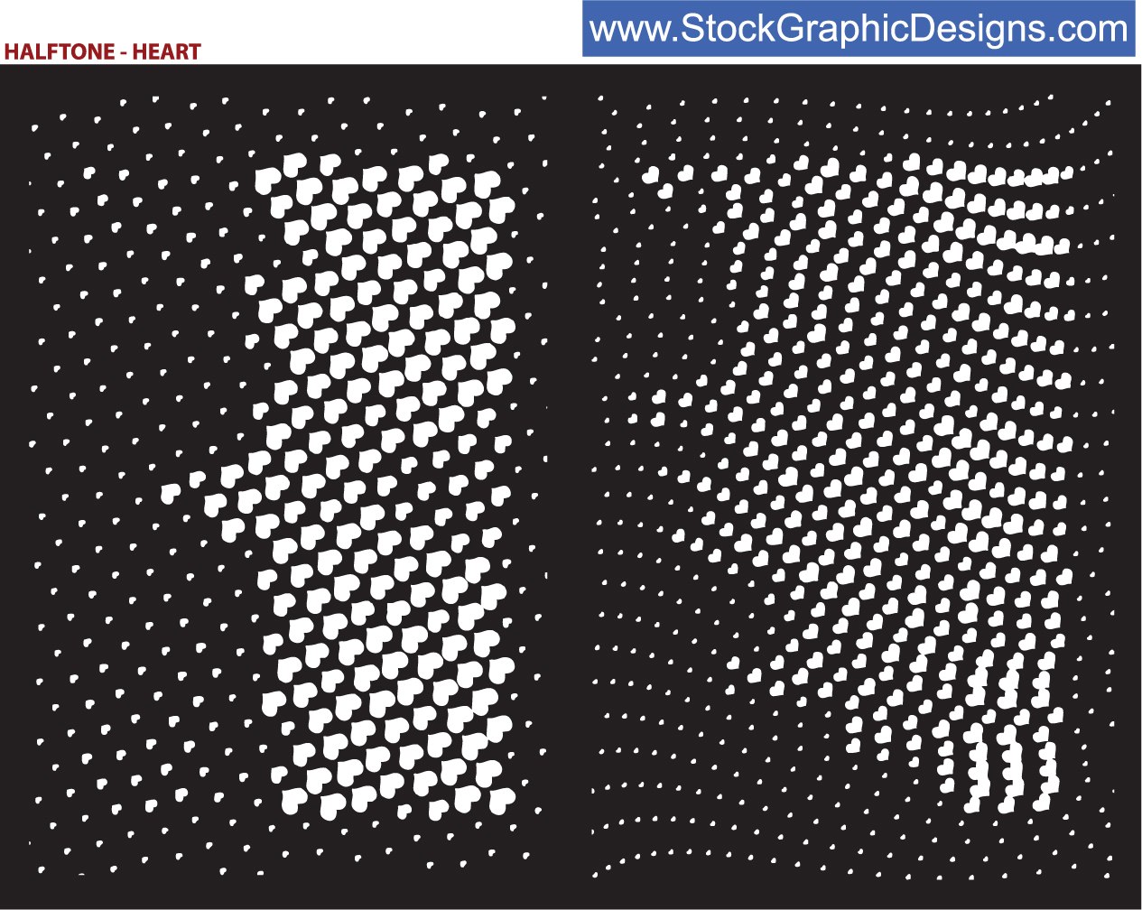 Halftone Hearts