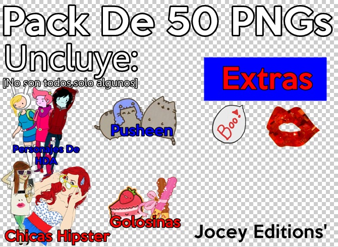 Pack De 50 PNGs