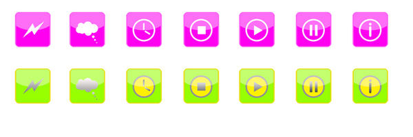 Shocking Icons by kerilambden on DeviantArt