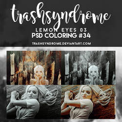 TrashSyndrome PSD Coloring #34 - Lemon Eyes 03