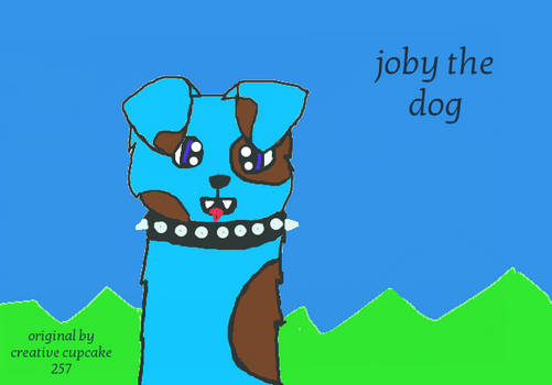 Joby the dog (for creative cupcake)