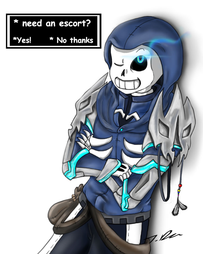 Undertale AU] Murder sans [fanart] by Kaminomiya on DeviantArt