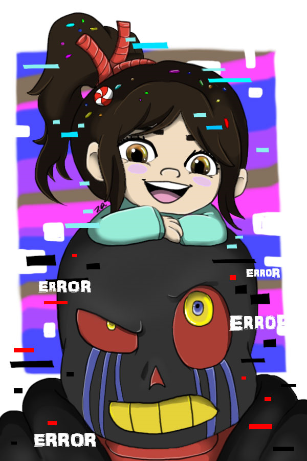 glitch 504 sans wiki comment design. by Z-Zyrickora on DeviantArt