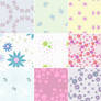 Dusty Florals - pattern set