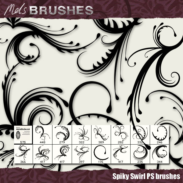 Spiky Swirls by melemel
