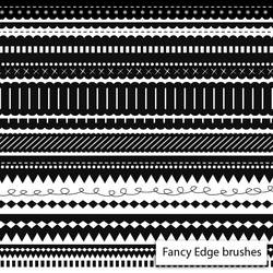 Fancy Edge Brushes